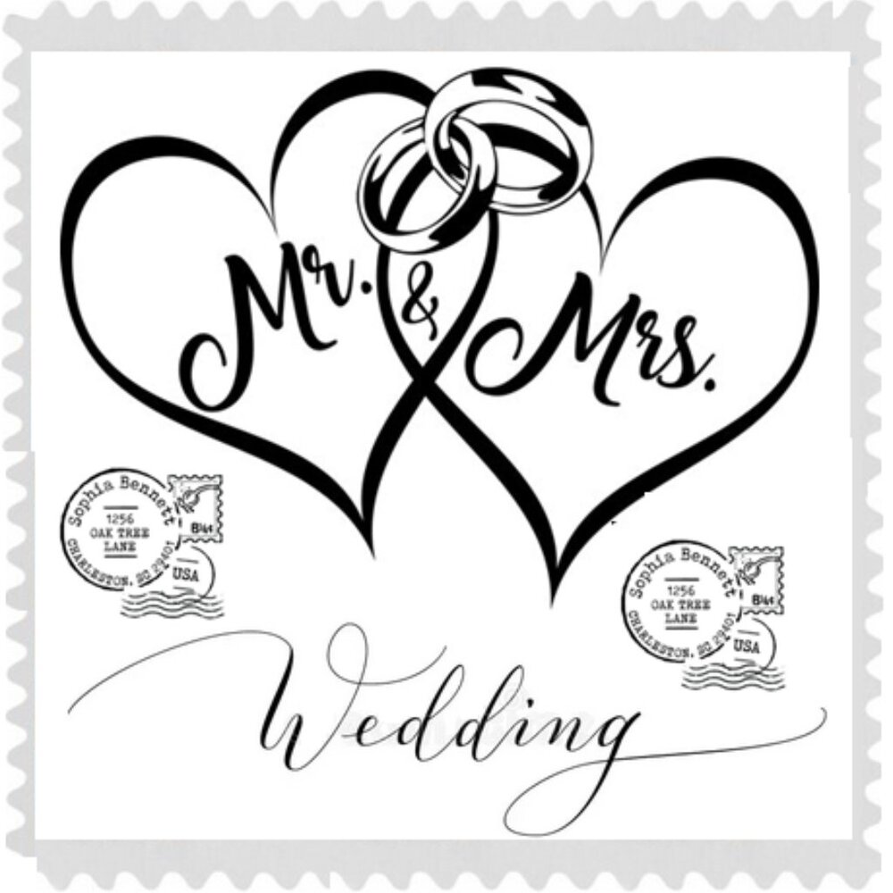 SHARE ~ Save-the-Date & Wedding Invitations ~ 500 Stamps Pack